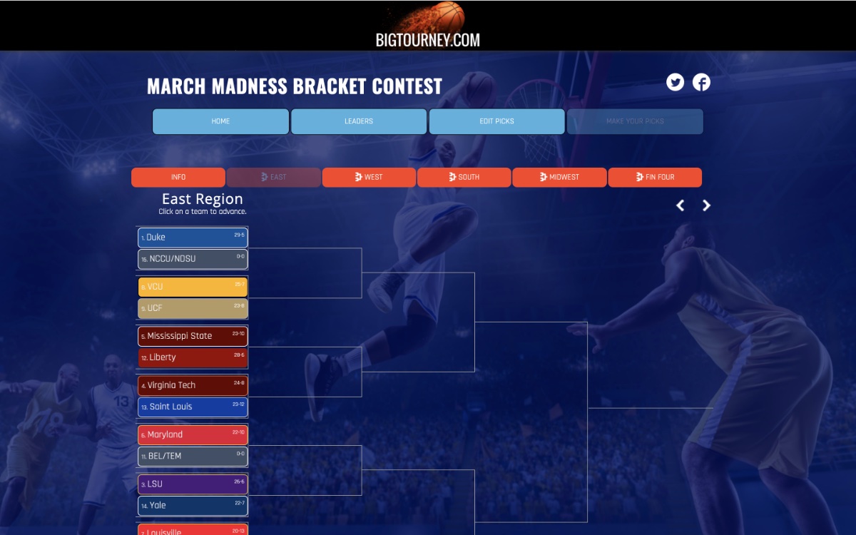 March Madness Bracket Pool with Your Friends